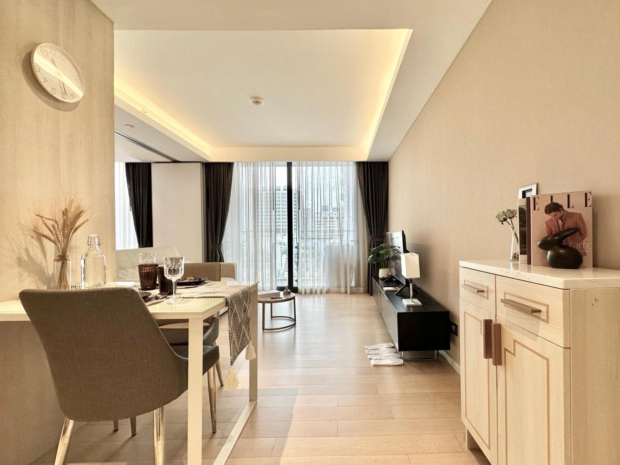 バンコク都Sukhumvit 11#Luxury#Pool#Gym#Bts Nana&Mrt Sukhumvit#1Br#Max4Pplアパートメント エクステリア 写真