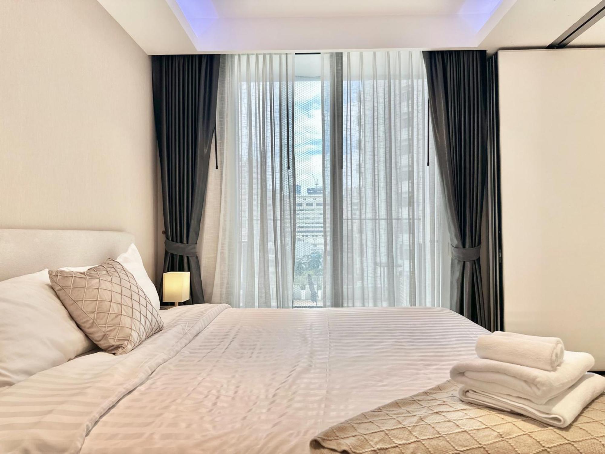 バンコク都Sukhumvit 11#Luxury#Pool#Gym#Bts Nana&Mrt Sukhumvit#1Br#Max4Pplアパートメント エクステリア 写真