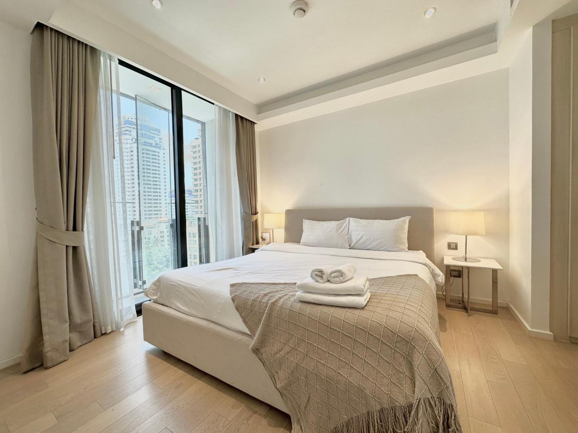 バンコク都Sukhumvit 11#Luxury#Pool#Gym#Bts Nana&Mrt Sukhumvit#1Br#Max4Pplアパートメント エクステリア 写真