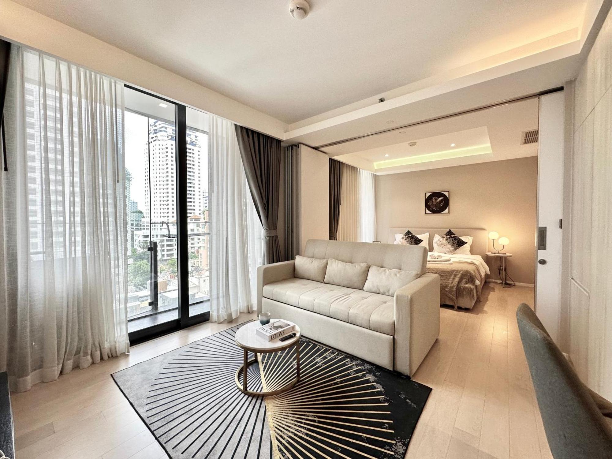 バンコク都Sukhumvit 11#Luxury#Pool#Gym#Bts Nana&Mrt Sukhumvit#1Br#Max4Pplアパートメント エクステリア 写真
