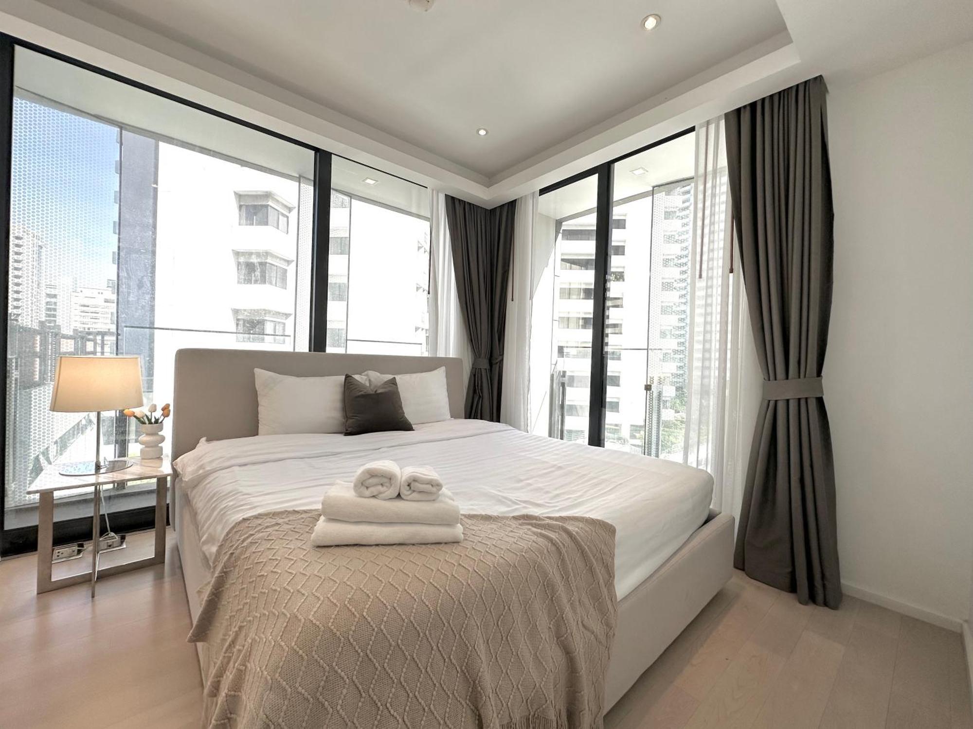 バンコク都Sukhumvit 11#Luxury#Pool#Gym#Bts Nana&Mrt Sukhumvit#1Br#Max4Pplアパートメント エクステリア 写真