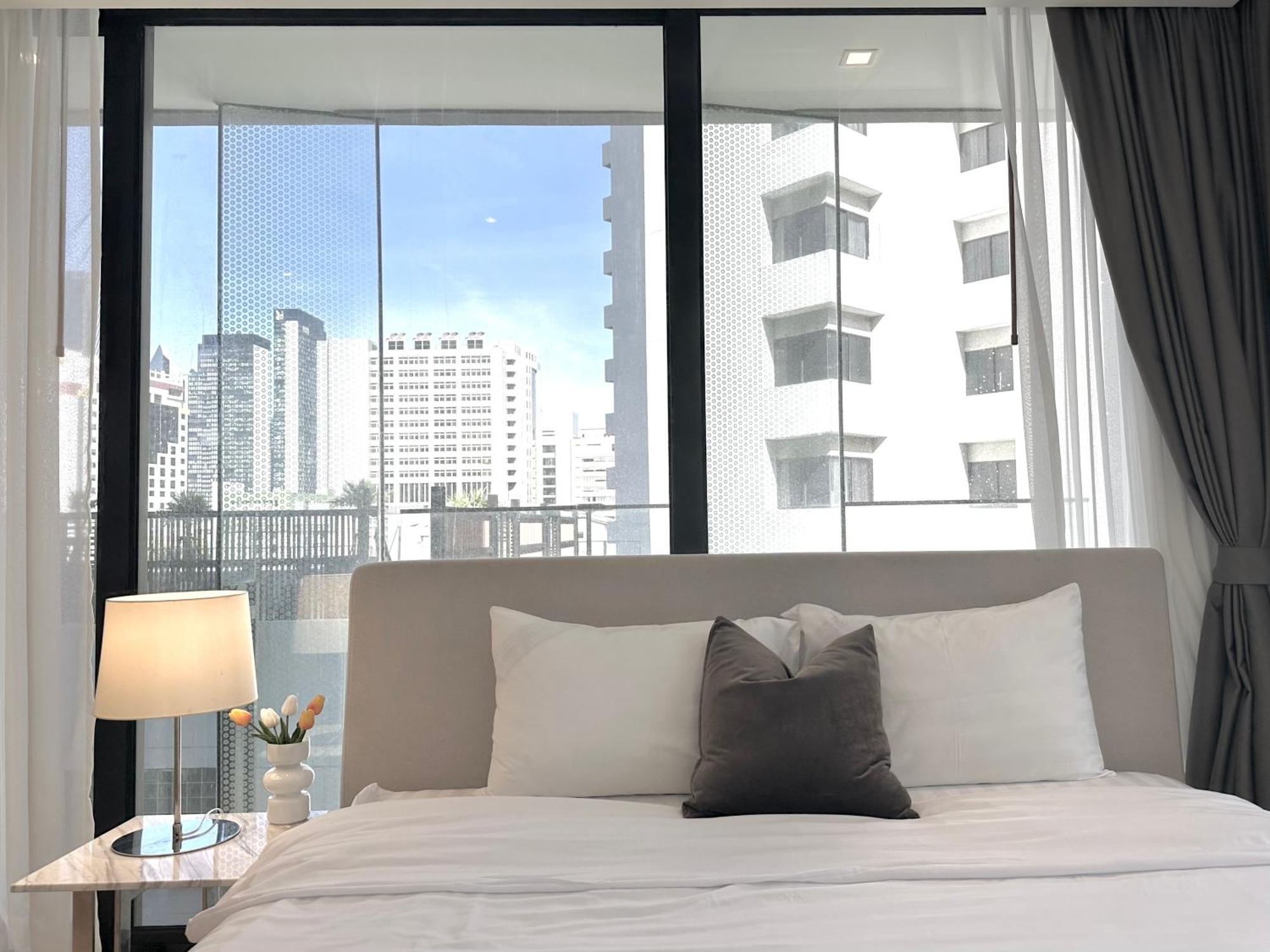 バンコク都Sukhumvit 11#Luxury#Pool#Gym#Bts Nana&Mrt Sukhumvit#1Br#Max4Pplアパートメント エクステリア 写真