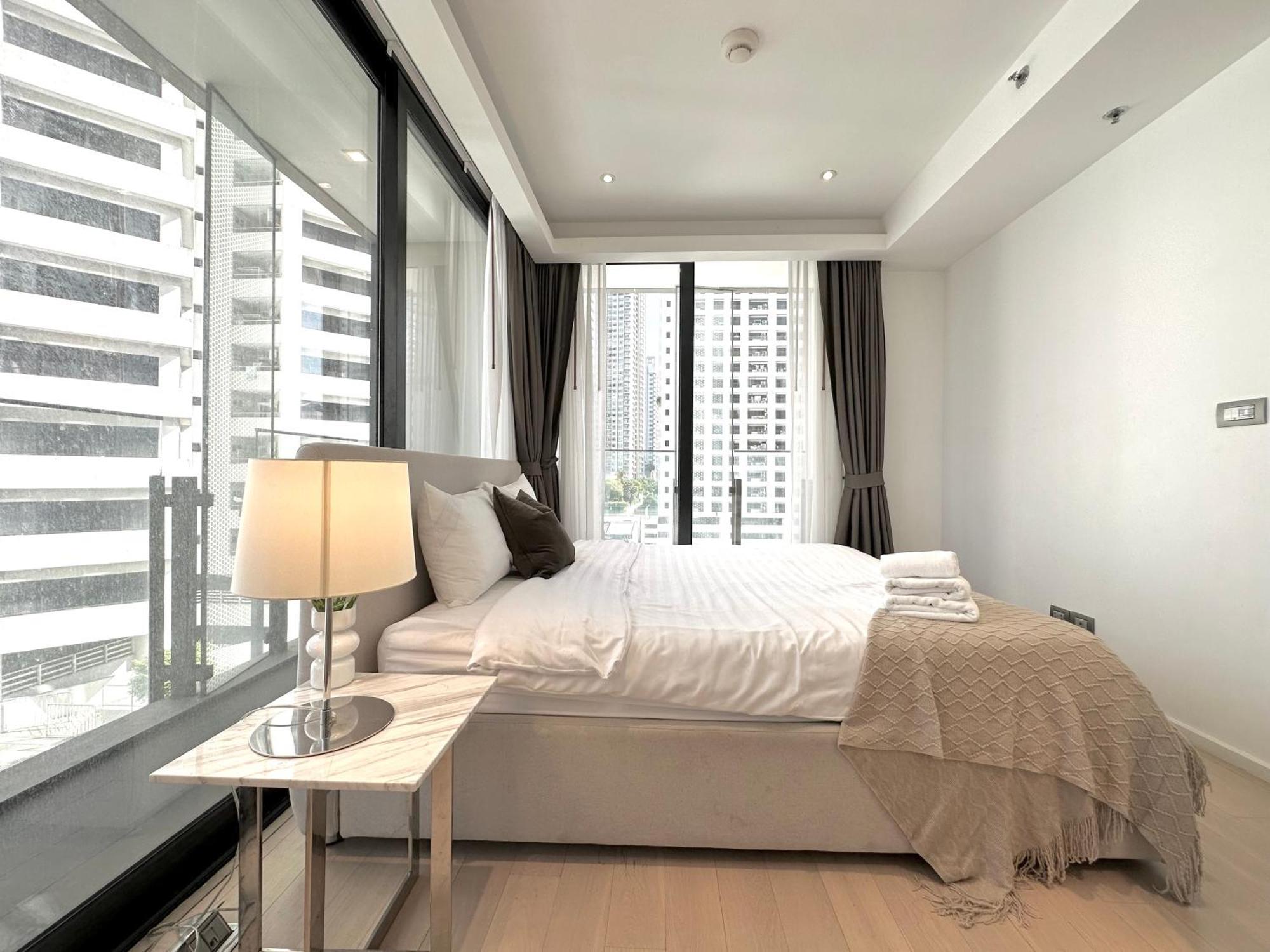 バンコク都Sukhumvit 11#Luxury#Pool#Gym#Bts Nana&Mrt Sukhumvit#1Br#Max4Pplアパートメント エクステリア 写真